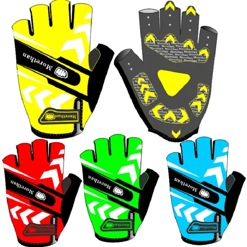 

Summer Motorbike Bicycle Half Finger Cycling Bike Gloves For Men Women Bike Mountain Road Riding Outdoor Sports Protector Gloves, 4 colors available