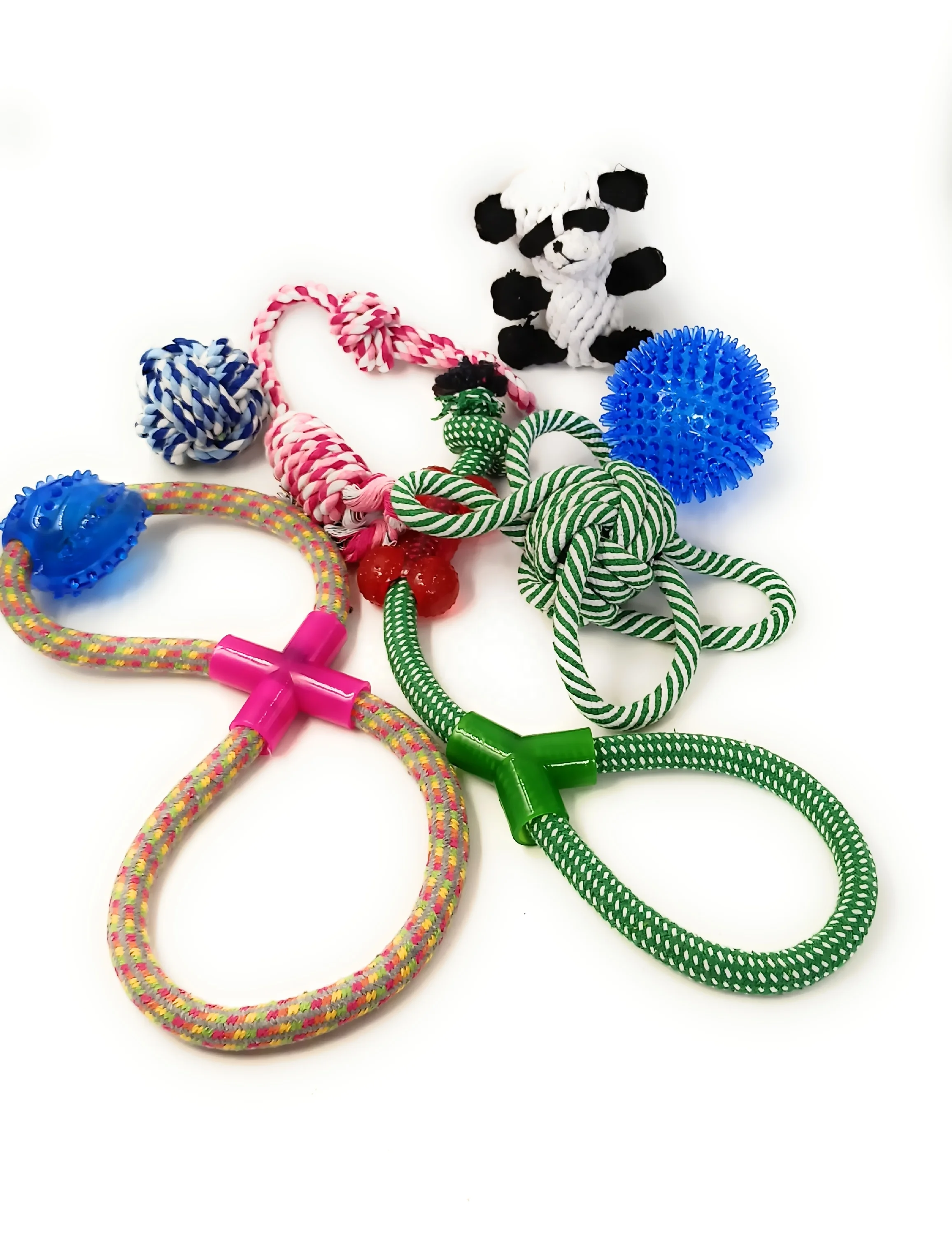 

Woopet Dogs Interactive Toys Pet Chew Toys Cotton Rope Toys for Aggressive Chewers
