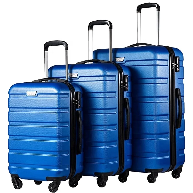 

China factory wholesale ABS Travel trolley luggage bag 3 piece set luggage set Cabin luggage bag