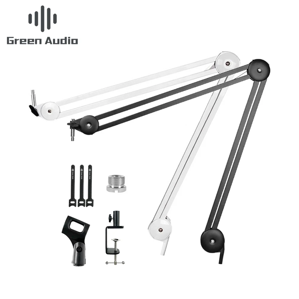 

GAZ-40 mic arm stand microphone arm stand Detachable desktop microphone stand, Ceramic black,white