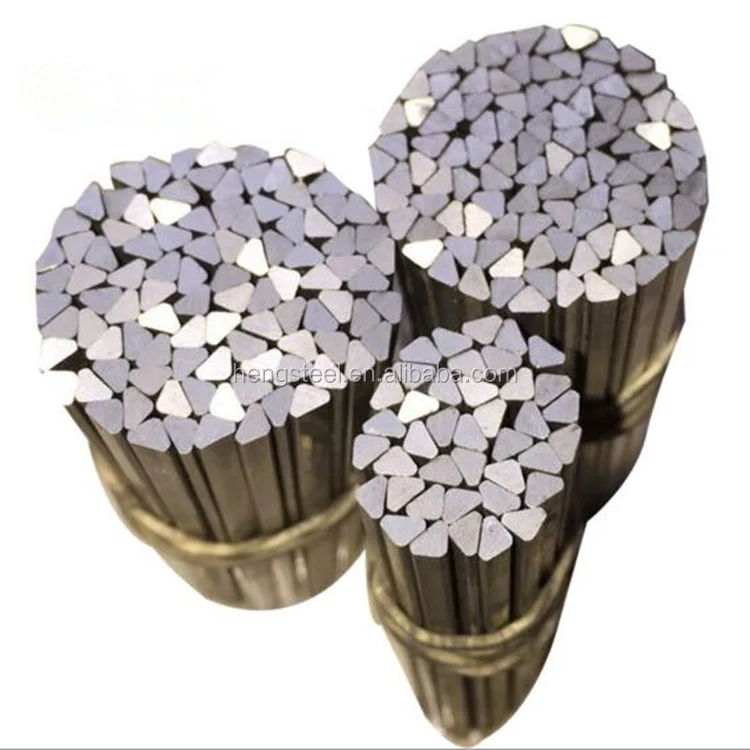 303 Small Size Triangular 304 Stainless Steel Bar Tungsten Carbide