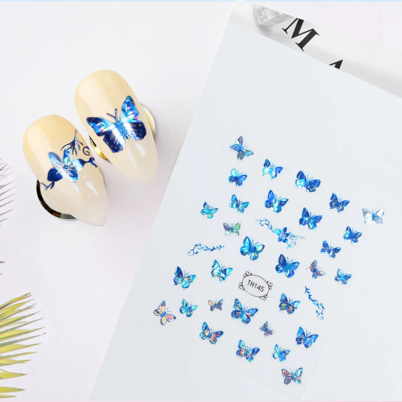 

Wholesale China Low Price 2021 Hot Selling Sticker Nail Decal Butterfly, Colorful