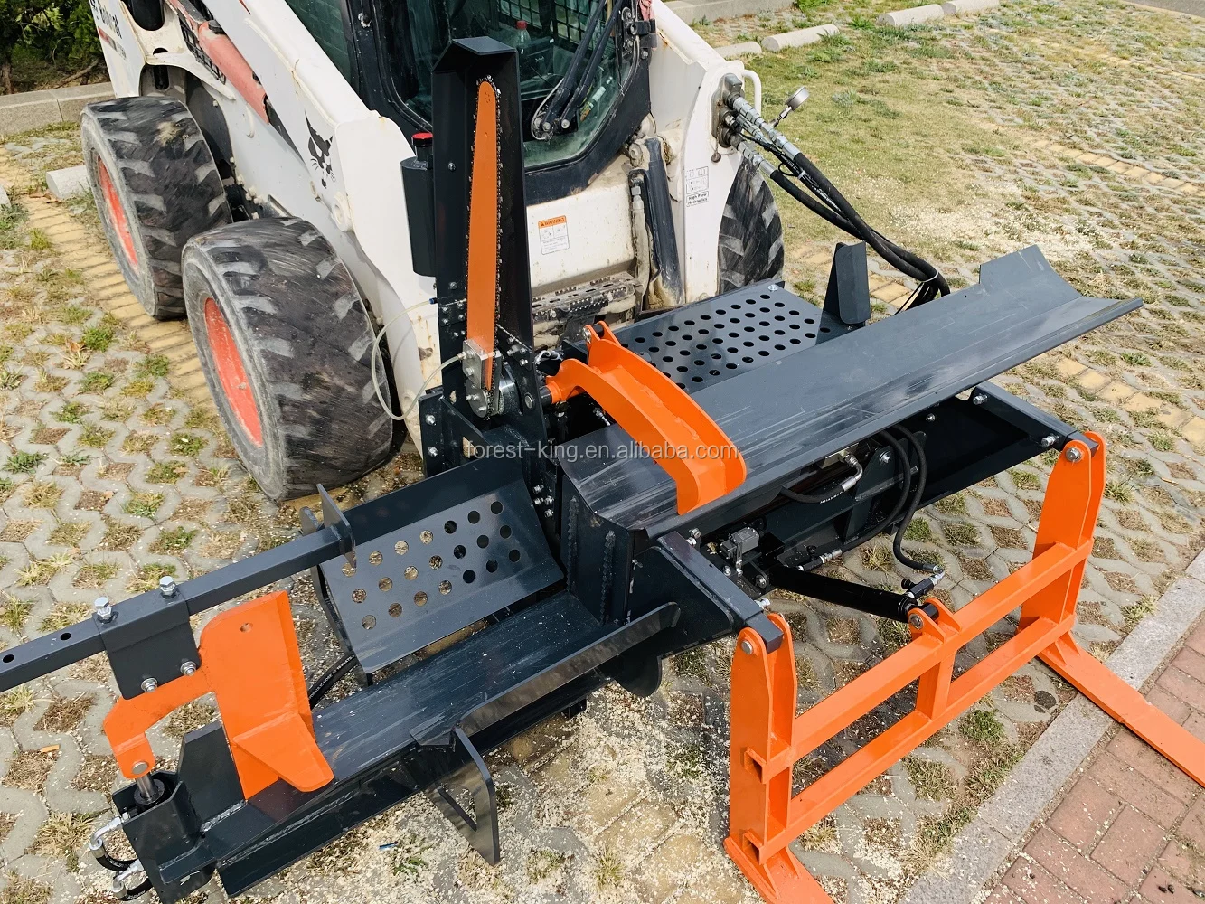 Cheap Skid Steer Attachments / Firewood Processor Wood Processor / Log