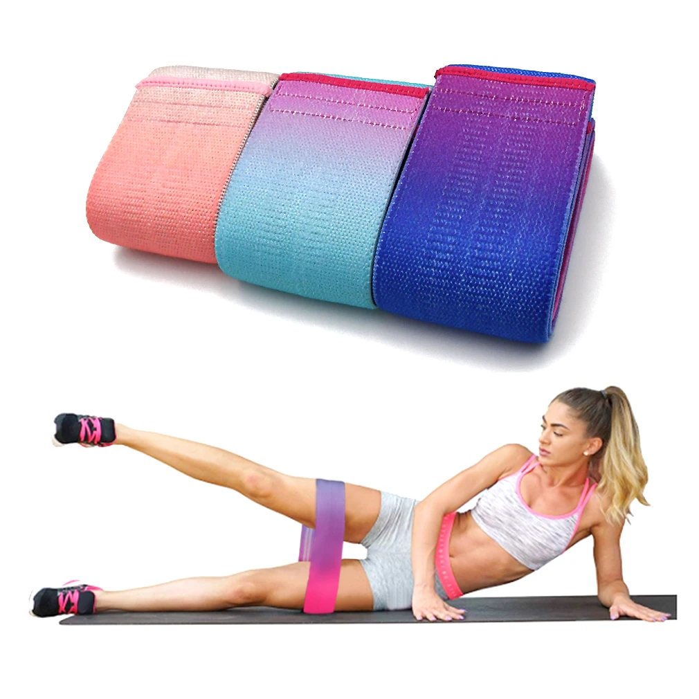 

2019 New Unisex Booty Hip Circle Loop Yoga Resistance Band Workout Exercise For Legs Thigh Glute Butt Squat Non-slip Bands