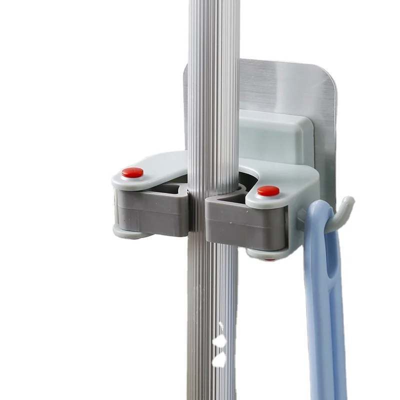

Non-perforating Mop Holder Mop Holders For Wall Hanging Hook