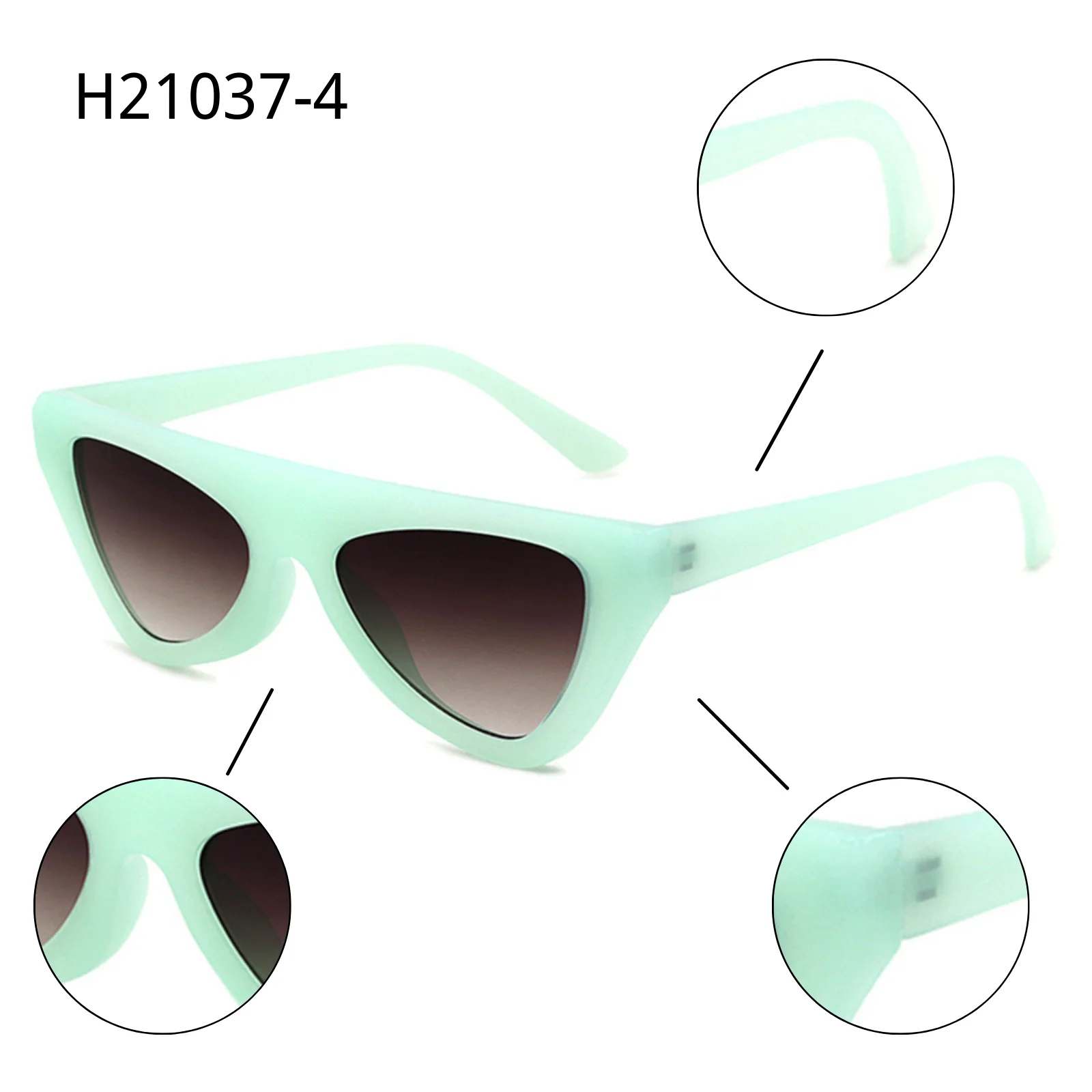 

VIFF HP21037 Custom Fashion Eyewear Manufacturer Men Women Glasses River Wholesalers Ladies Sunglasses Cat Eye
