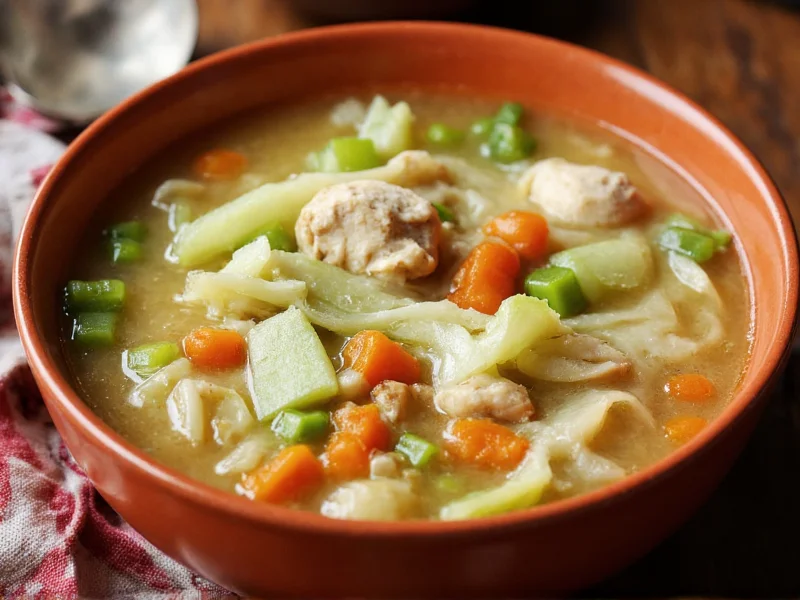 cabbage chicken soup