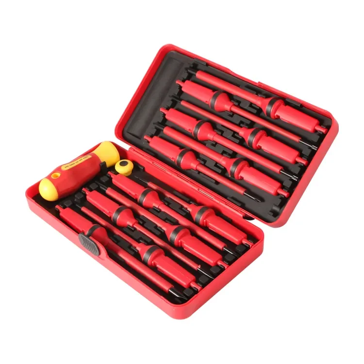 

Free Sample hot sale factory direct magnetic screwdriver set VDE Insulated electrical screw driver screw tool set screwdriver