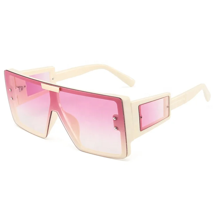 

2022 Trendy One Piece Large Frame Sunglasses with Widened Temples and Modern Womens Glasses Sun Glasses Sunglasses, 9 colors