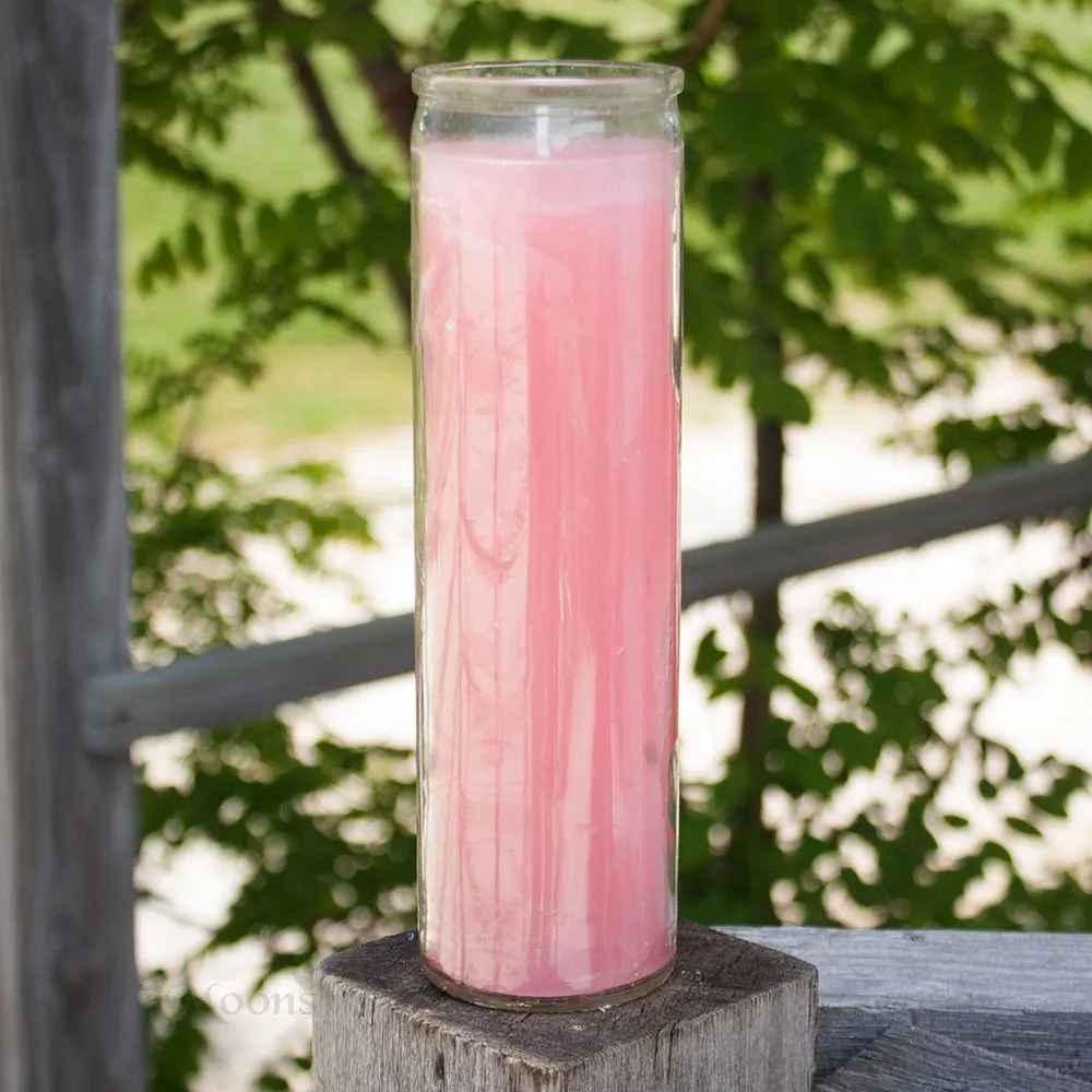 High Quality Religious Candles/votive Candles Round Pillar Glass Jar