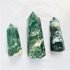 natural healing wholesale price ocean grass agate wand tower for sale