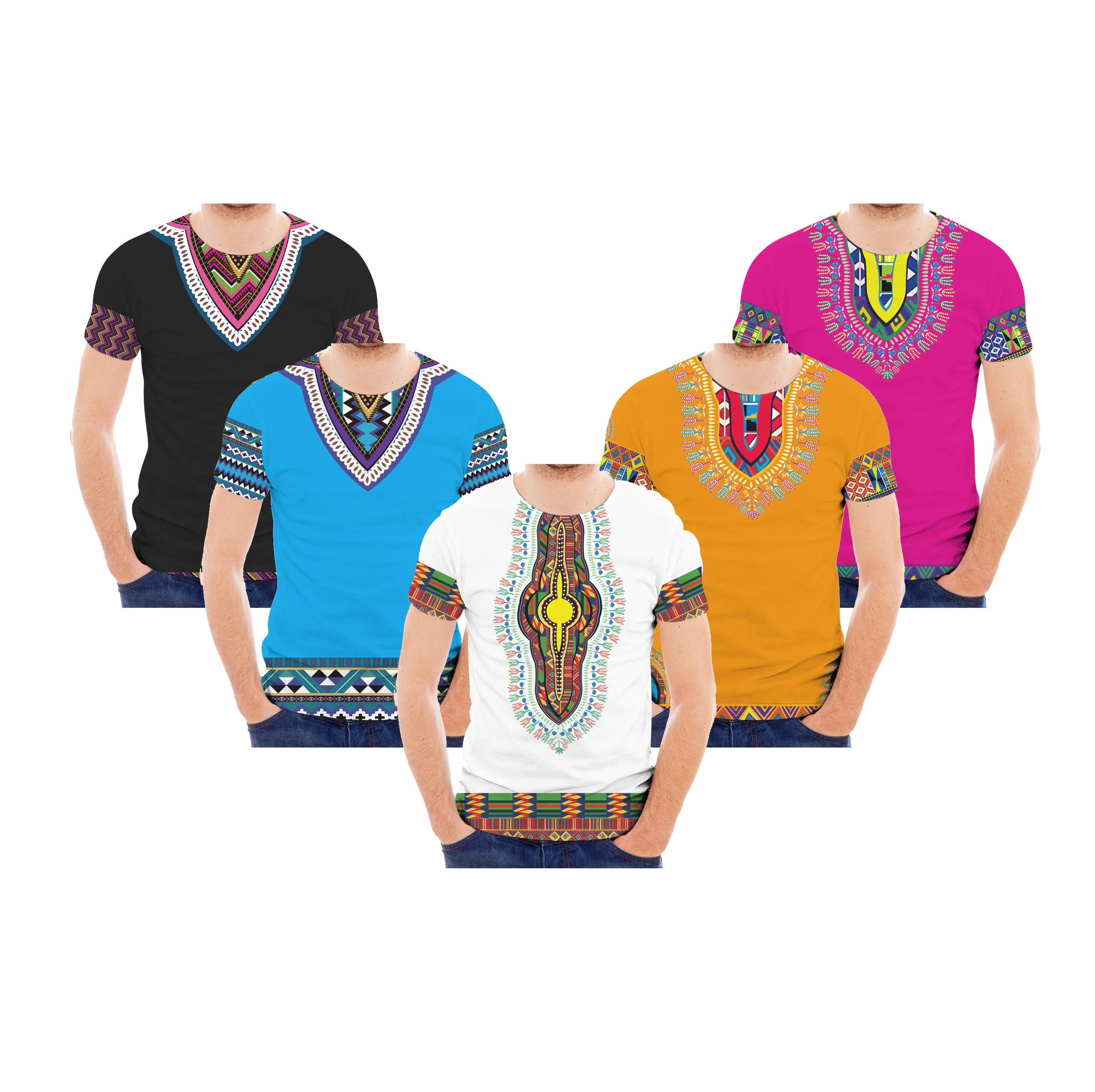 

Mens african dashiki t shirt tribal floral print o neck slim fit shirts tops oversize neutr pour femme tee-shirts
