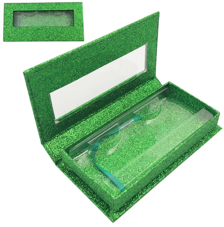 

Wholesale False Eyelashes Packaging Box Finely Mounted Box Rectangular Eyelashes Box With Window