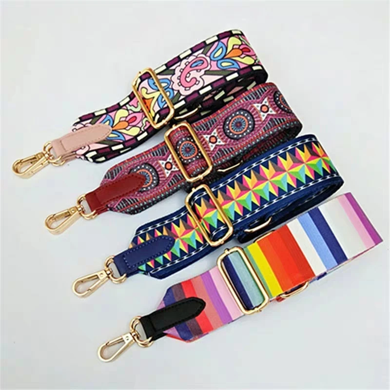 

custom size handbag nylon adjust strap bag webbing with snap hook buckle 38 mm wide adjustable shoulder strap for bag