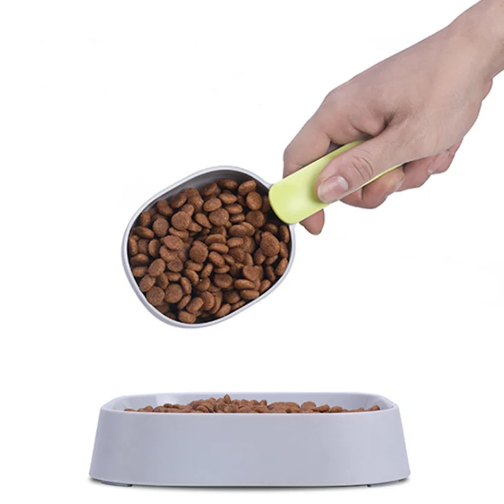 

Hot Sale Long Handle with Clip ABS Safe Dog Food Scoop-Cat Food Scoop-Dog Food Measuring Scoop