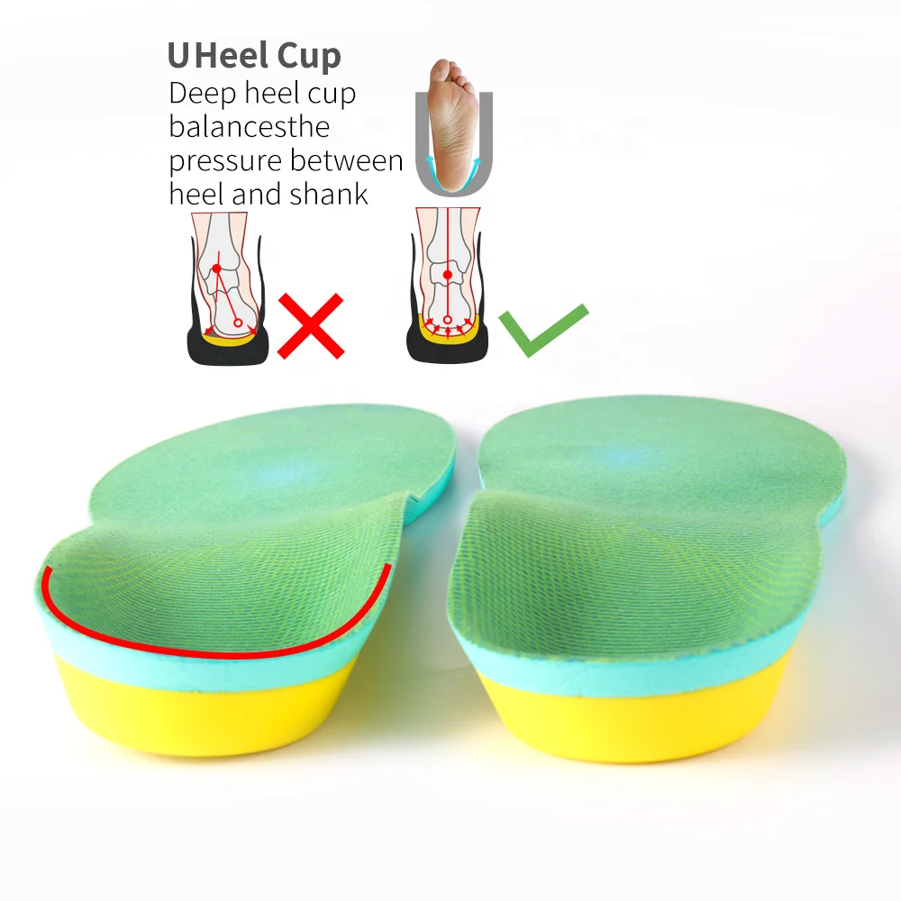 

JOGHN Breathable Arch support child eva insole eva flat foot insole