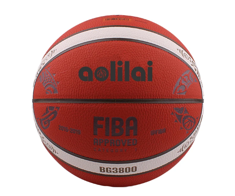 

Chinese supplier fast delivery professional basketball ball Size7 PU material leather Aolilai BG3800 Basketball, Customize color