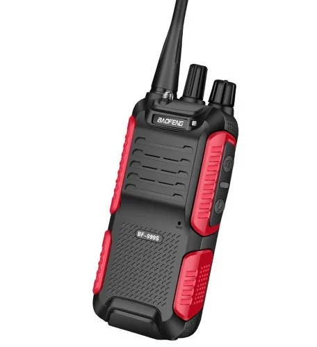 

cheapest handheld uhf baofeng bf 999s Walkie Talkie Traditional Radio BF999s 5W 16 channel ham radio BF 999S FM Radio, Black red