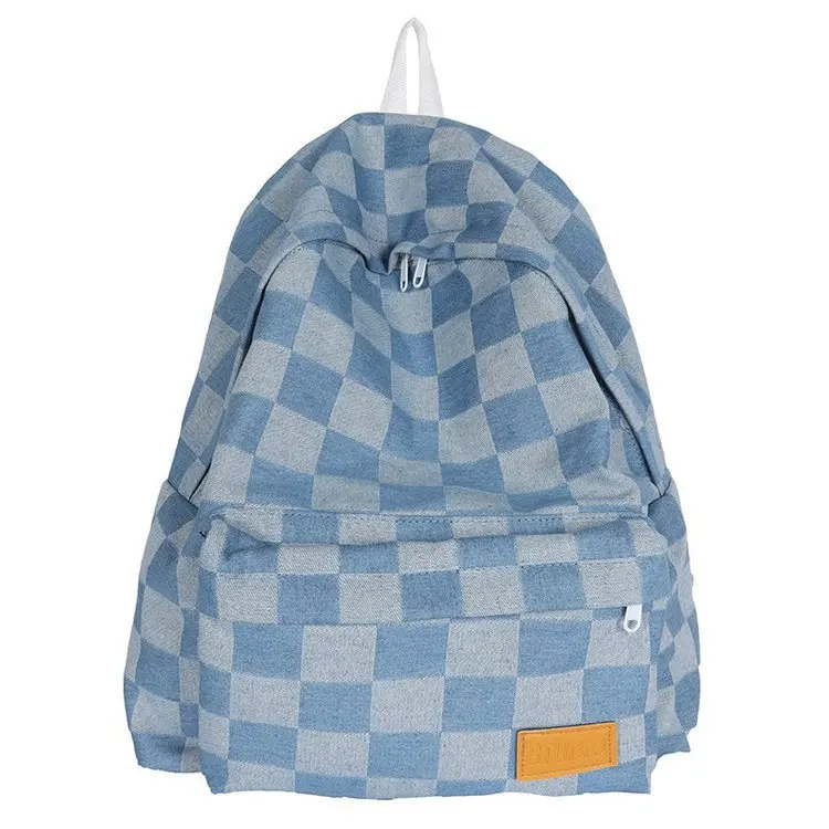 

Wholesale Fashion Leisure Jeans Backpack denim jeans bag travelling women backpack