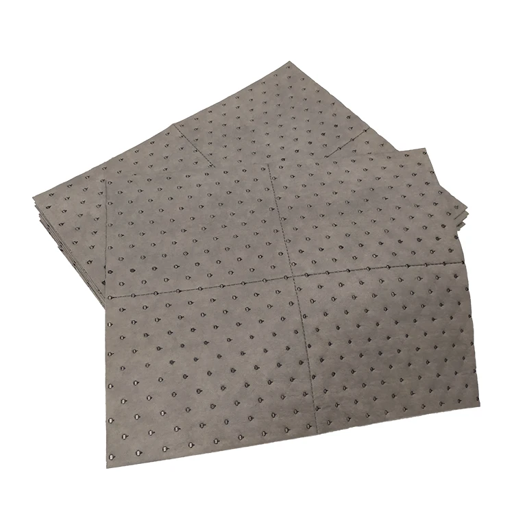 General Purpose 15*18" Absorbent Pad 100% Polypropylene Customizable Sizes Environmental Solution for Oil Spill Various