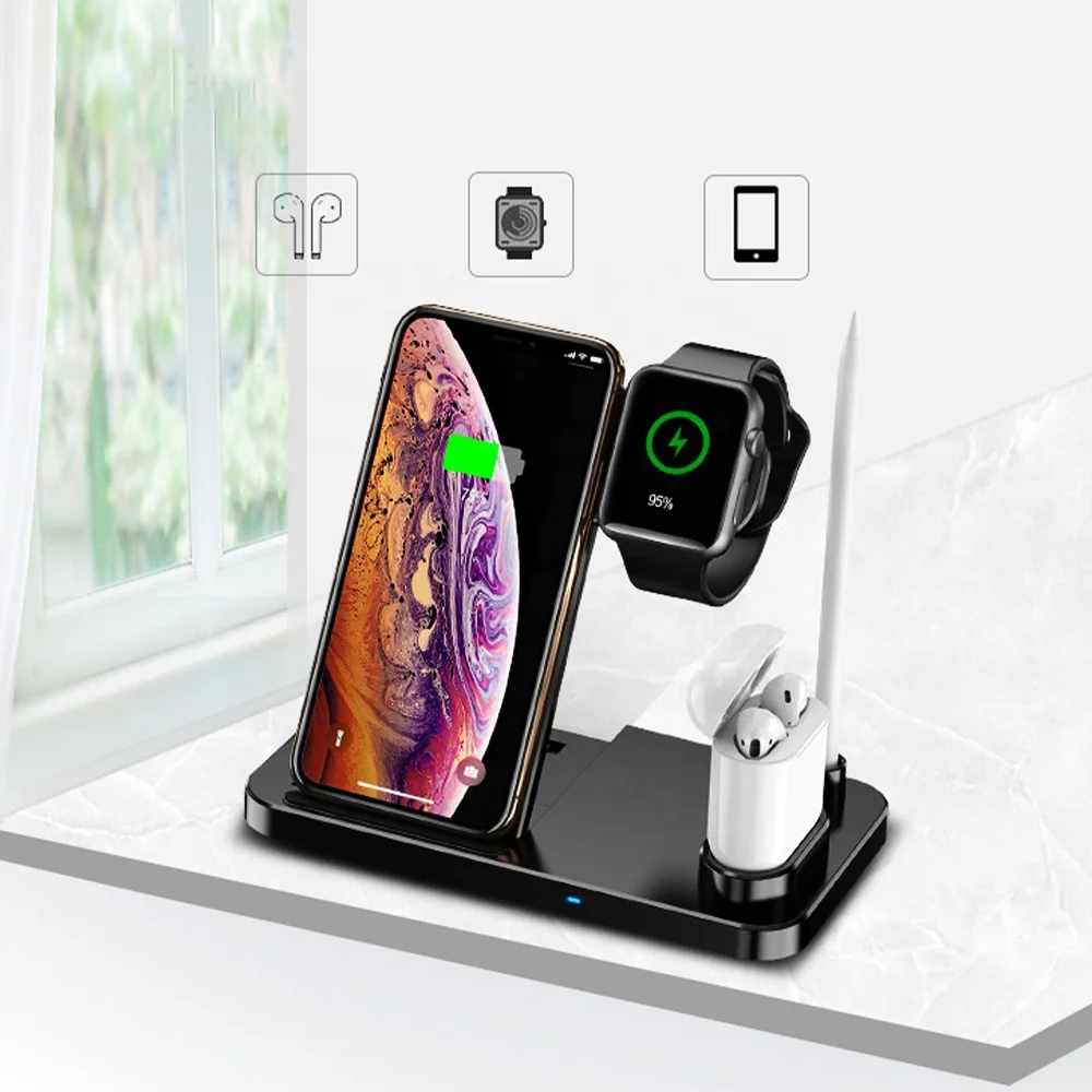 
Smart Watch Phone with Qi Wireless Charger Table Fast Charging Set Foldable High Quality  (62575267516)