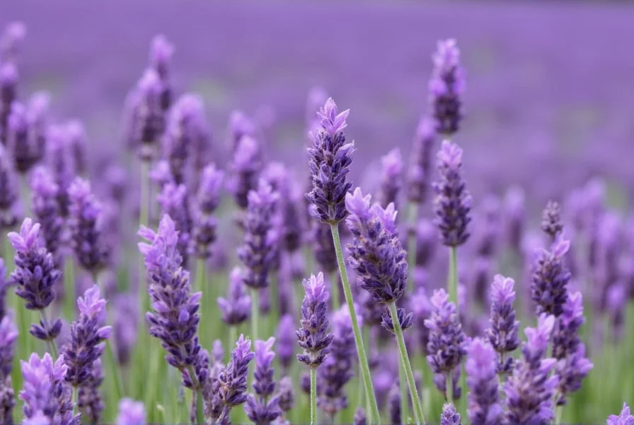Bouquet of dried lavender flowers