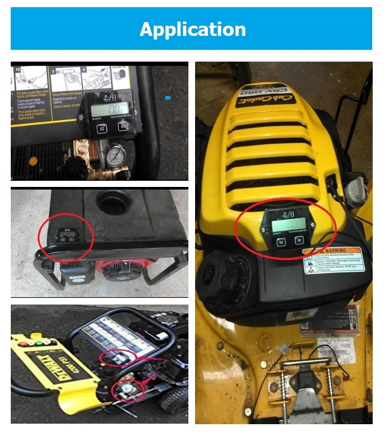 Yika Hm011n Digital Hour Meter Engine Electric Motor Diesel Engines