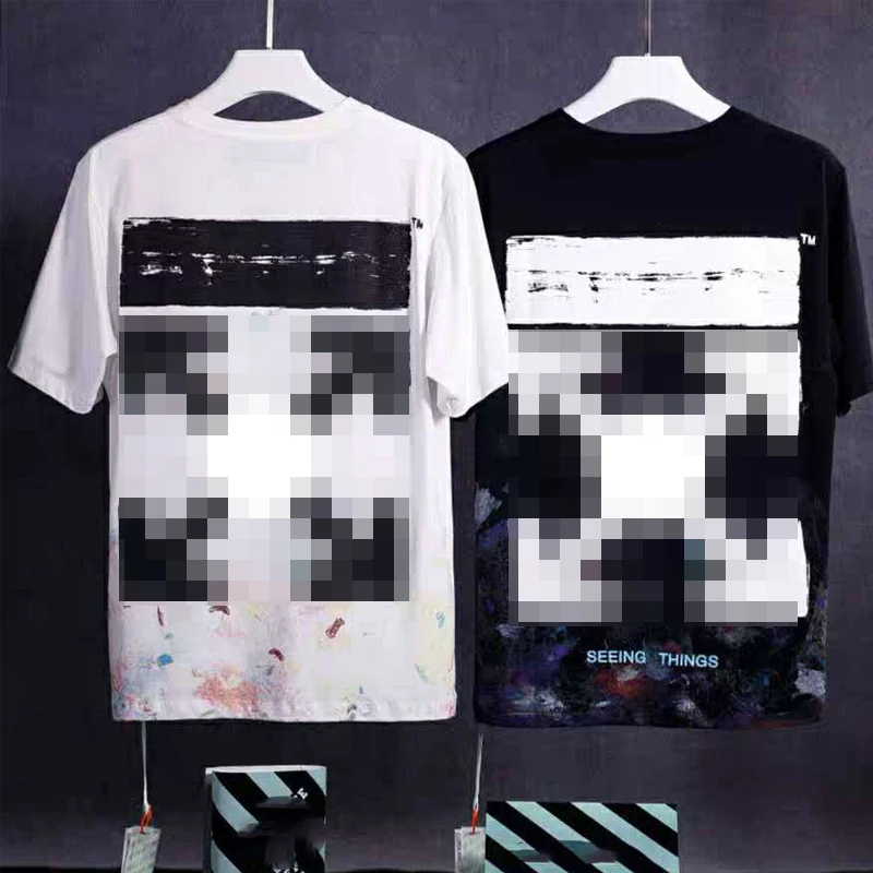 

High Quality Luxury Branding Cotton Graphics Men Oversized White T Shirt