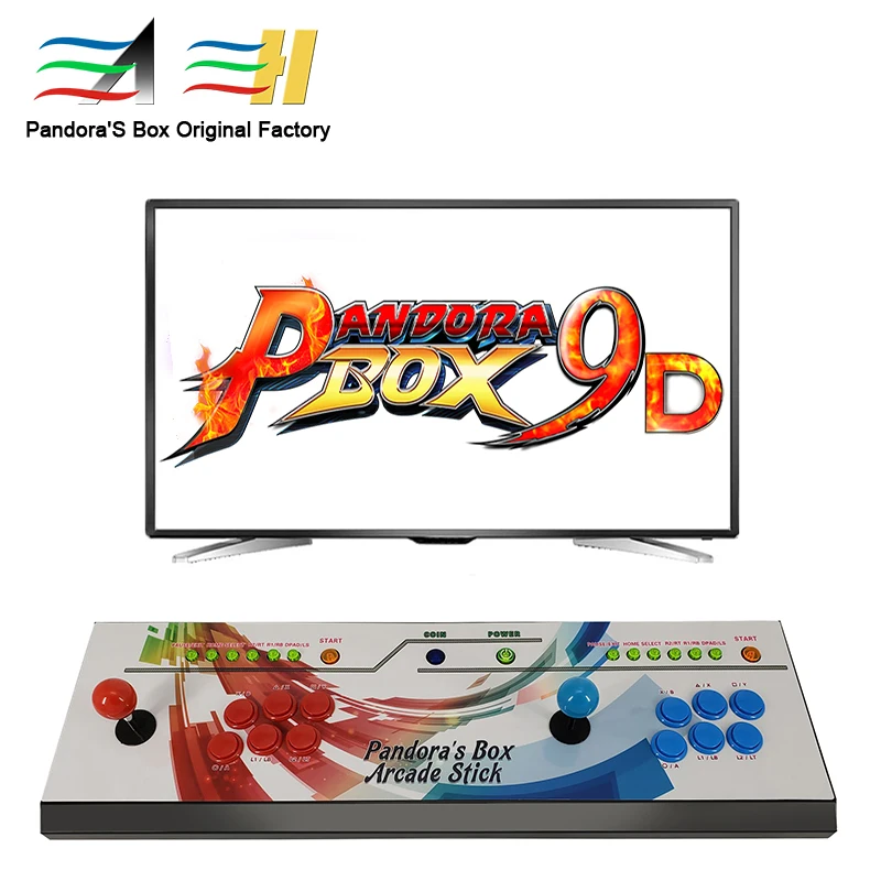 

Free Sample 4 Players Online Game Pandora'S Box 3D Arcade Video Game Console With 2500 3000 Games