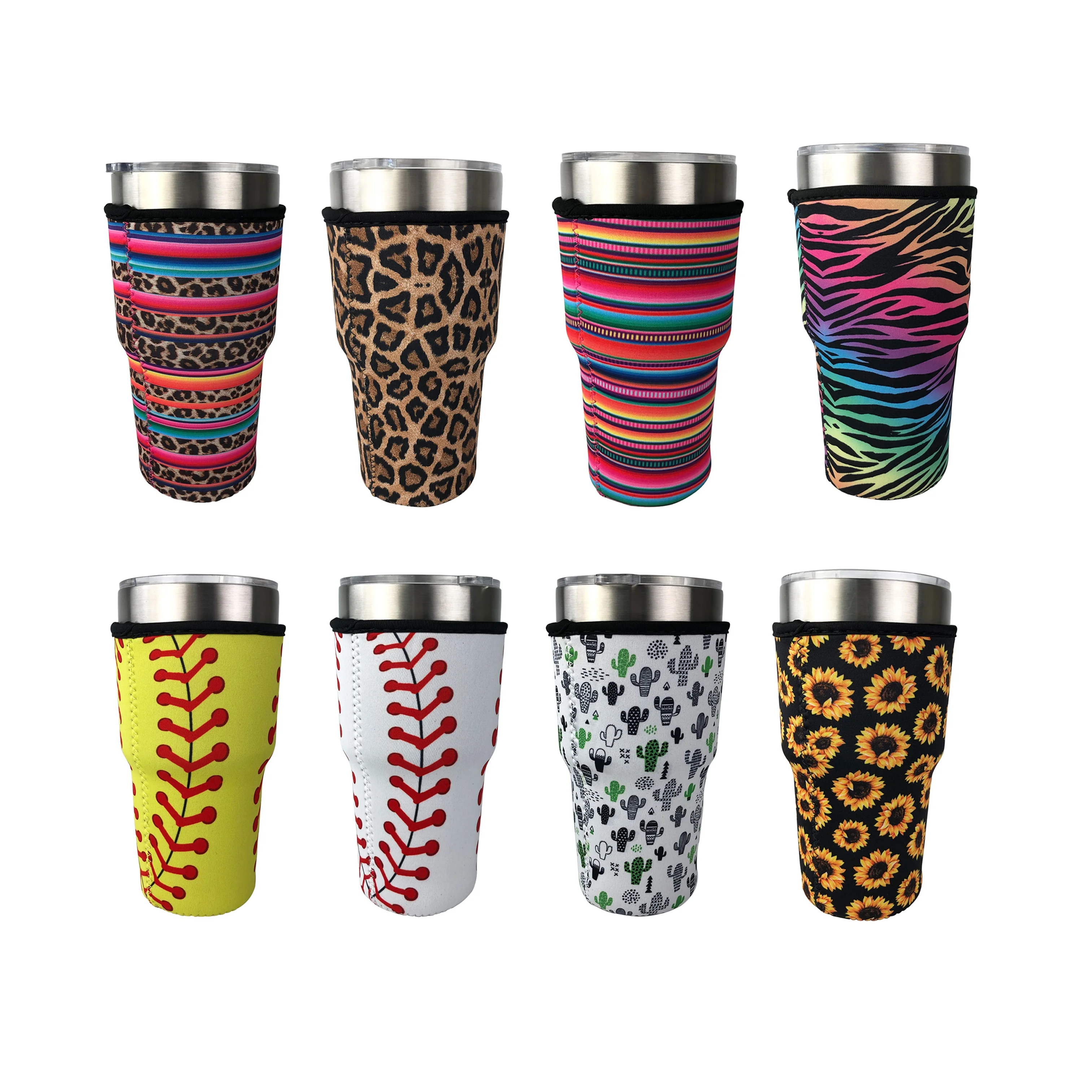 

RTS Delicate Marble Neoprene Iced Coffee Sleeve 30 32oz Tumbler Cup Cover Holder, Multi-color
