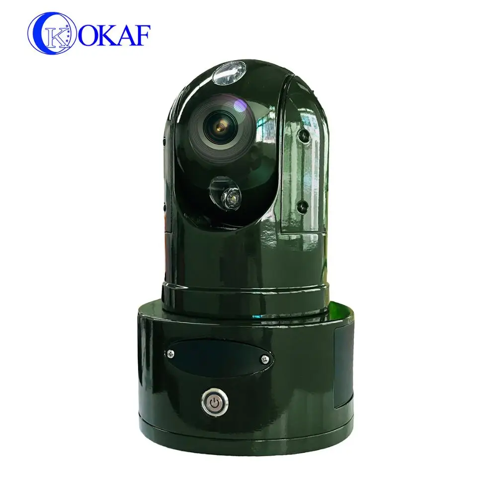 

Mobile surveillance dome camera 4G high-definition battery easy to carry wireless cctv PTZ camera vehicle, Black /white