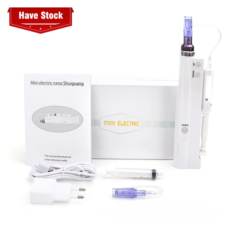

Mesotherapy Injector Hydro-lifting Device Nano Meso Gun Wrinkle Removal Face Lifting Tighten Skin Deep Hydration Injection Pen