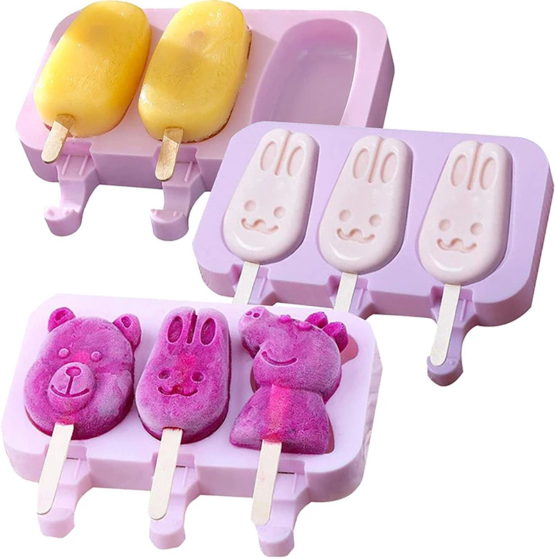 

Amazon Best Selling Silicone Popsicle Molds Maker,Large Homemade Ice Pop Molds Food Grade BPA Free Popsicle Mold