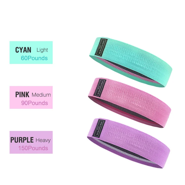 

Adjustable Fabric Elastic Fitness Hip Resistance Bands Workout Hips & Glutes