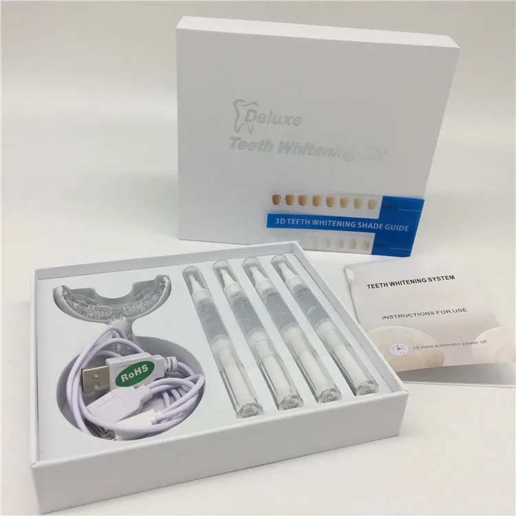 2020 most popular teeth whitening home kit,tooth whitening kit box packaging