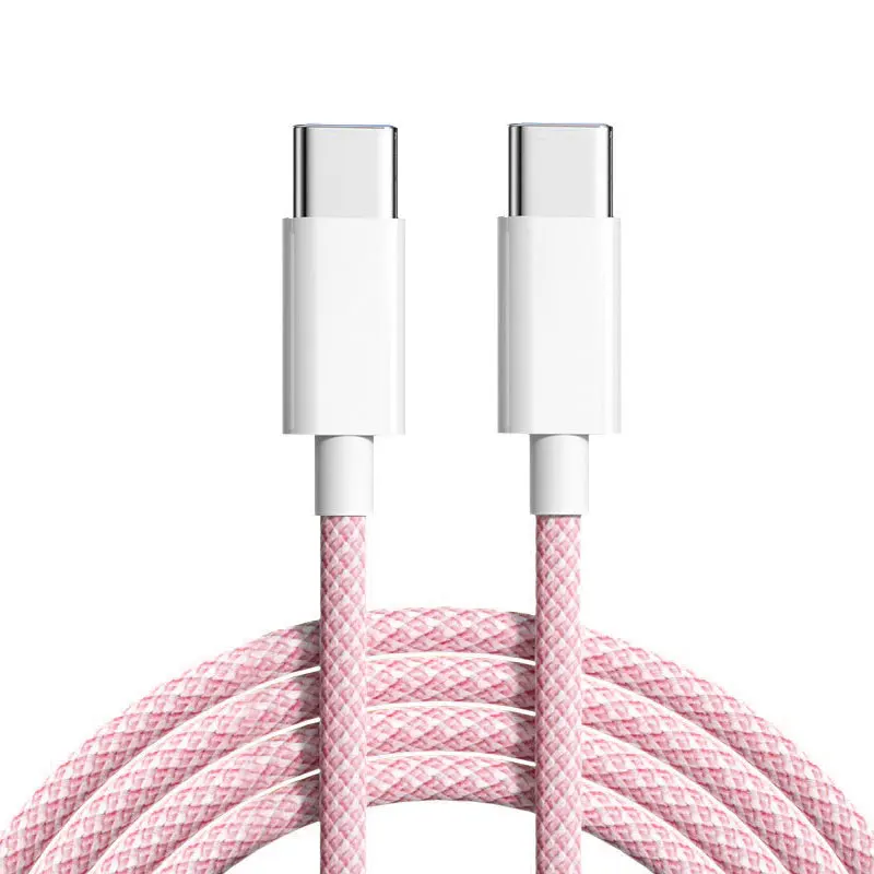 

2023 New For iPhone15 C to C Cable Braided Cable USB-C to USB-C Cable Fast Charging For iPhone15 Cable Type-c to Type-c Cable