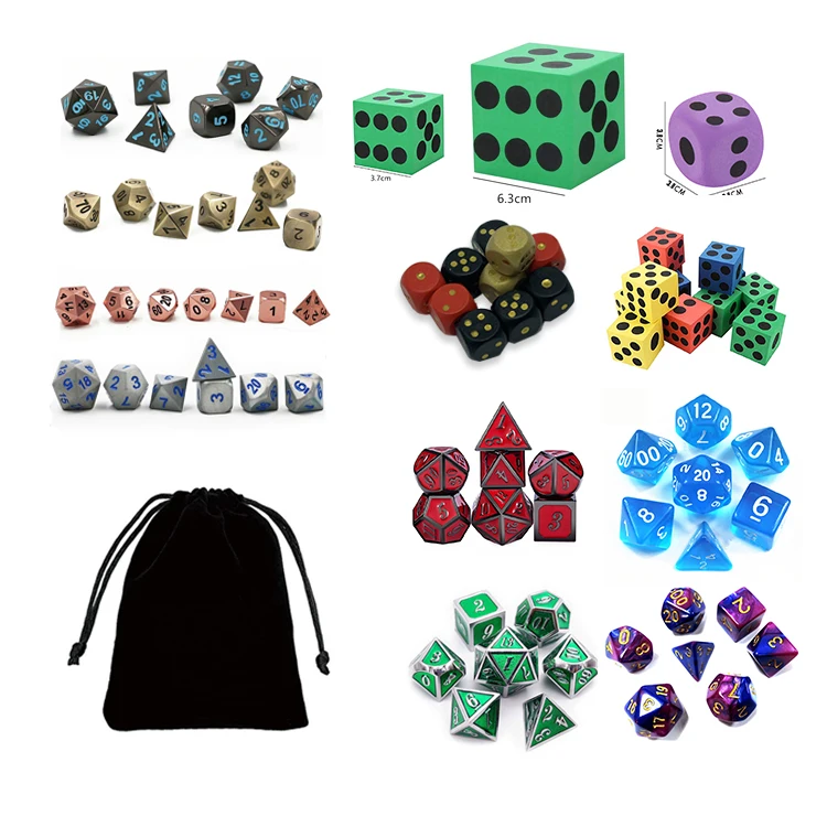 

Custom Polyhedral Dice Sets for RPG Table Games Mini d20 Dice Acrylic Various Different Colors Bulk Set