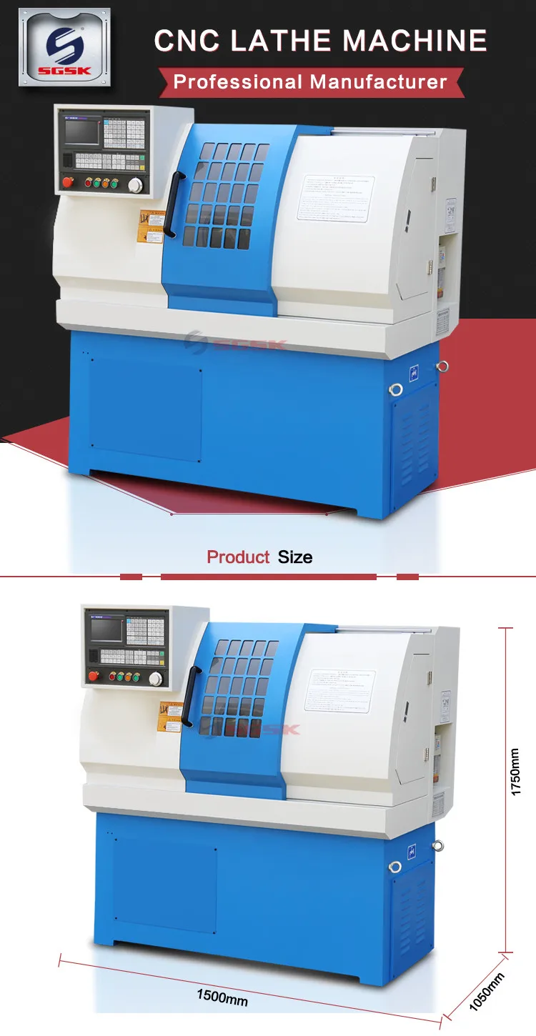 Cnc Lathe Manufacturers Ck6125 Automatic Cnc Lathe Mini Type Precision