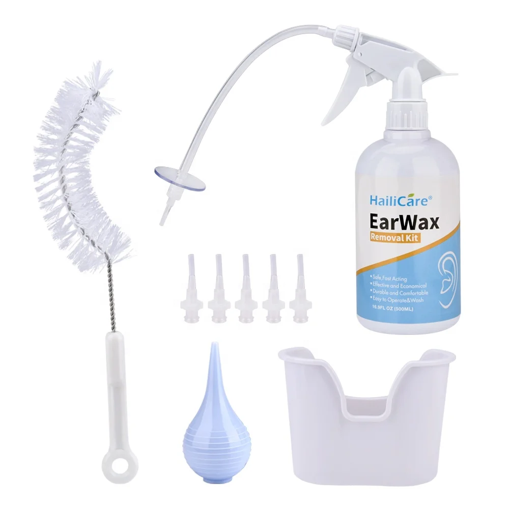 

Plastic Ear Irrigation Washer Bottle System Ear Wax Removal Kit For Adults & Kids