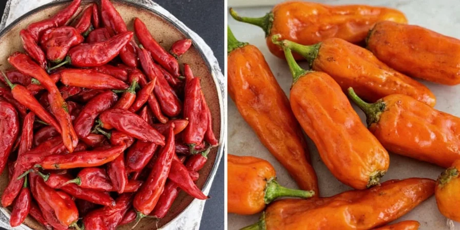 Peppers on a wire rack in oven