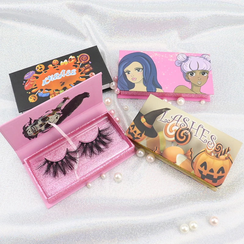 

2021 new style mink fur lashes wholesale false eyelashes, Natural black