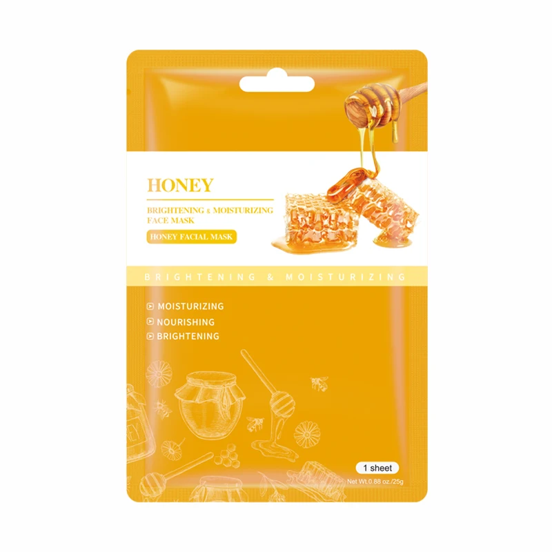 

Skincare Natural extract Gold facial sheet mask Organic honey face mask