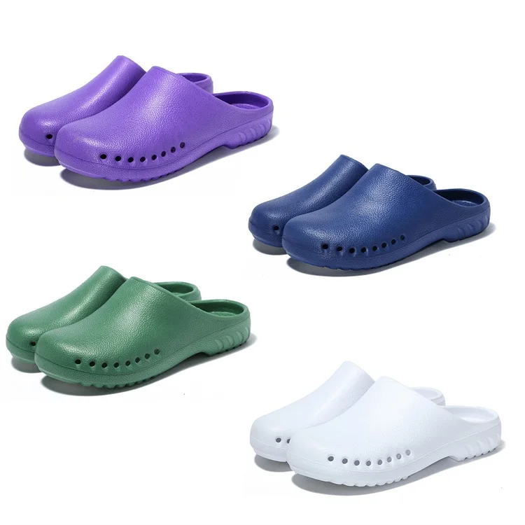 

New Surgical Laboratory Medical Work Shoes Safety Anti-skidding Nursing Operating Theatre Hospital Nurse Shoes Clogs, Customized