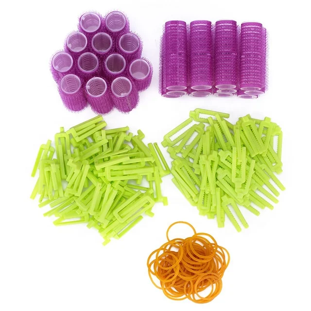 

BEAU FLY Factory Price Salon Nylon Wave Perm Rods Salon & Home Hair Roller Curlers Heated Hair Rollers, Purple