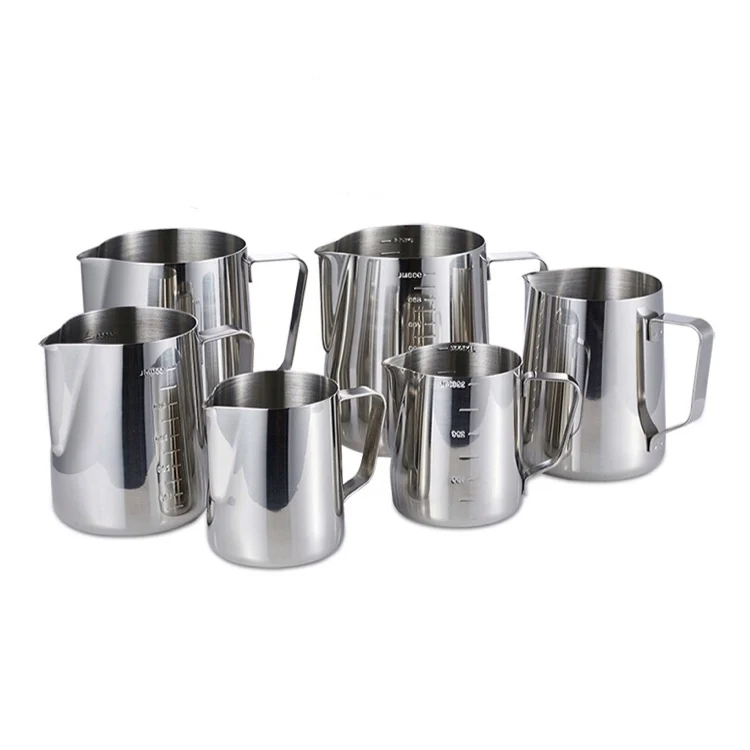 

hot sale product 2020 Barista Tools Espresso Coffee Latte Art Pitcher 304 Stainless Steel Milk Jug 350ml Milk Frothing Pitcher