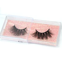 

Wholesale Private Label Mink Eyelashes Natural False Eyelash Vendor 100% Real 3d Mink Lashes E11