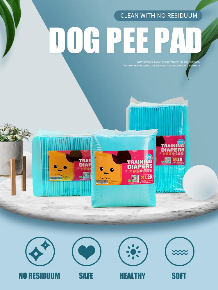 New Model Disposable Extra Large Size Pee Puppy Pet Dog Training Pads