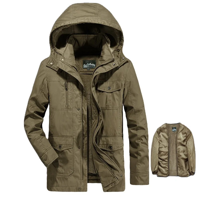 

Winter Men Coat Hooded Down Coat Casual Jacket loose Outwear