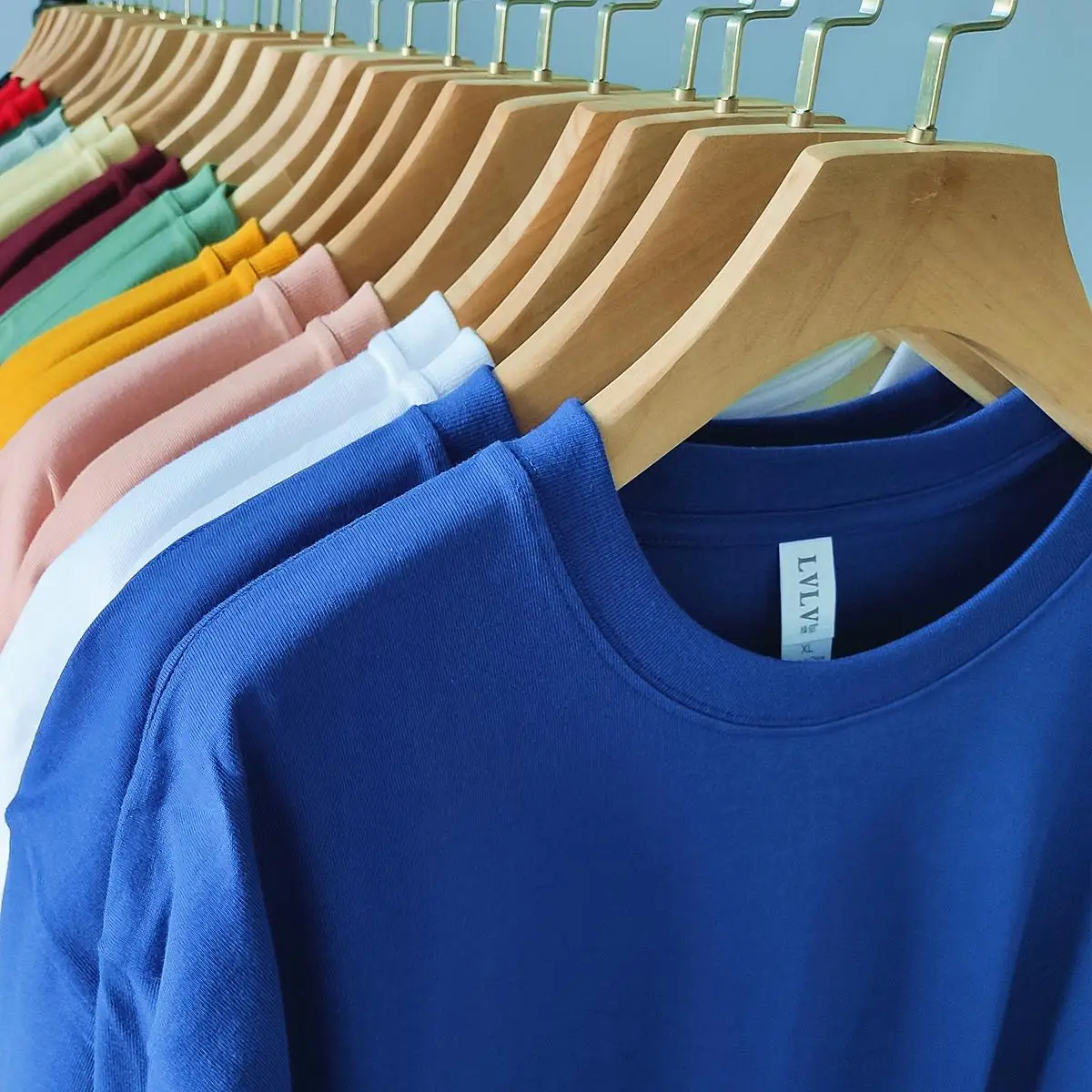 

2021Custom-Made Wholesale Drop Shoulder Cotton Round Neck High-Quality Printed Embroid Camisetas Mujer T-Shirt Tee Short Sleeve