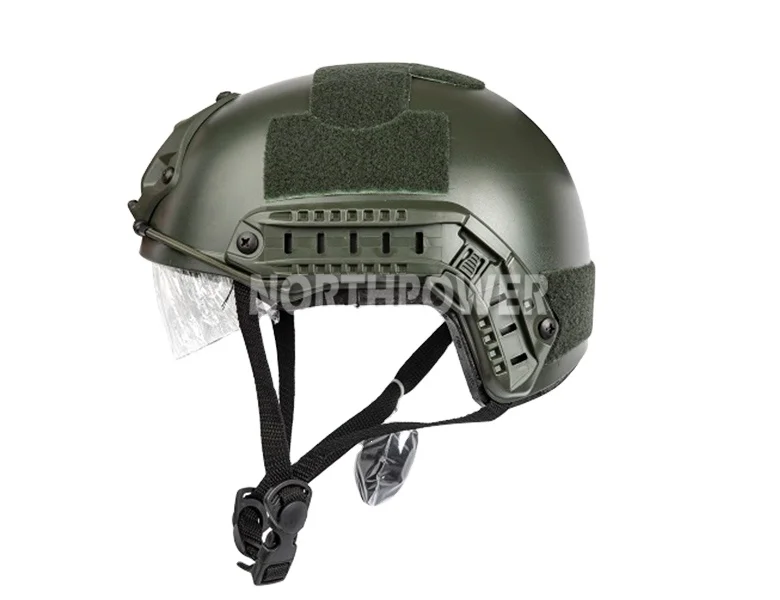

FAST MH HELMET WITH PROTECTIVE GOGGLES VERSION, Black,tan,od or as you requirement